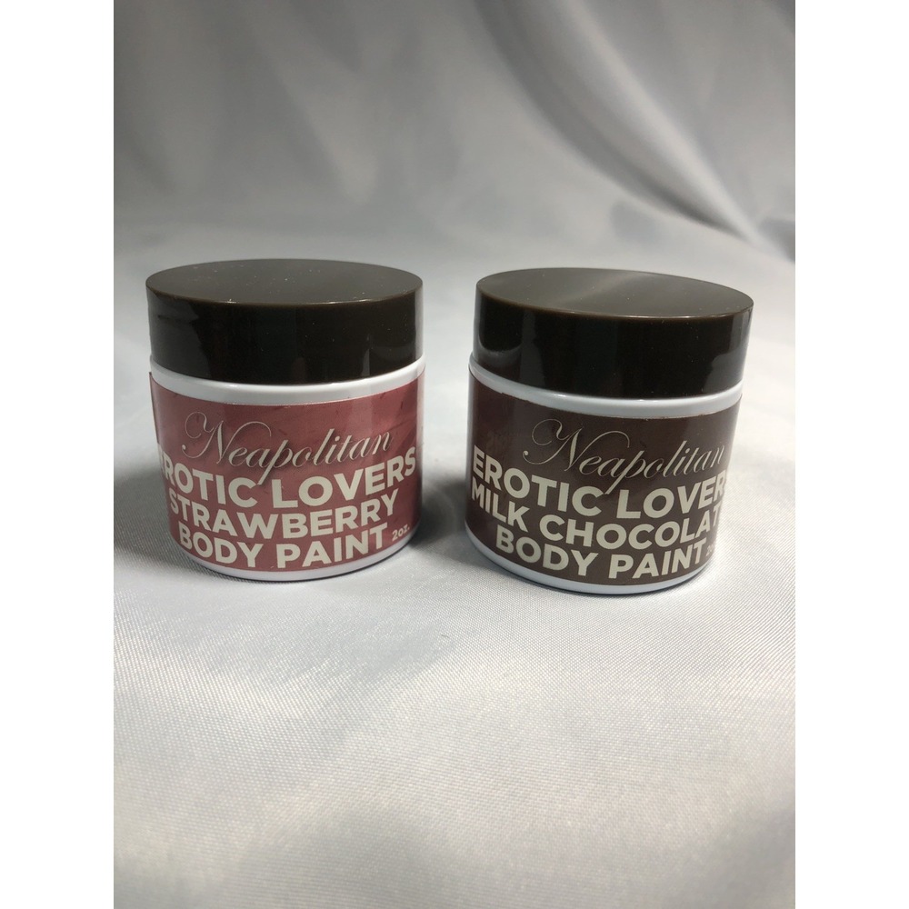 Edible Body Paint Strawberry & Chocolate Flavor Sensual Couples Foreplay Massage